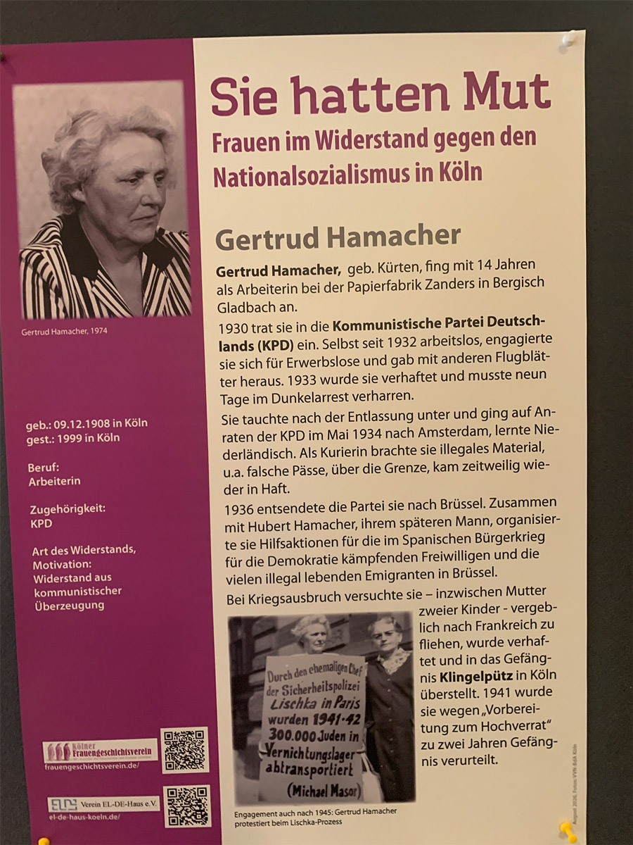 Besucher*innen zum Abschied von Christiane Lehmann
